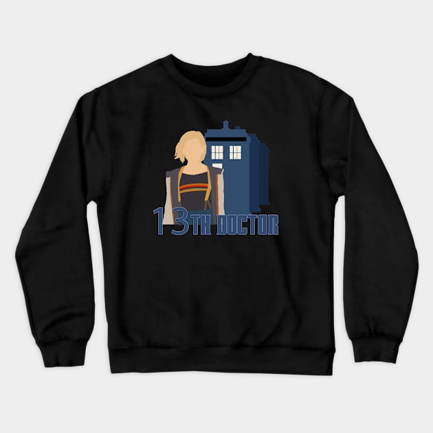 13th Doctor T-shirt Crewneck Sweatshirt by Sutilmente